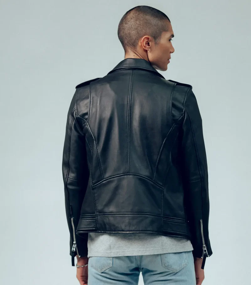 Voyager Biker Leather Jacket Biker Protection Jacket