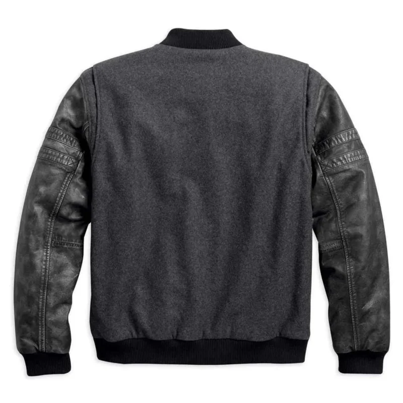 Harley-Davidson Varsity Jacket Men Biker Bomber Jacket