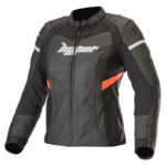 Women Leather Motorcycle Jacket Hyper Stella Kira – Black