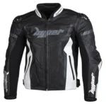 Motorcycle Leather Jacket Apex V1 Jacket - Black