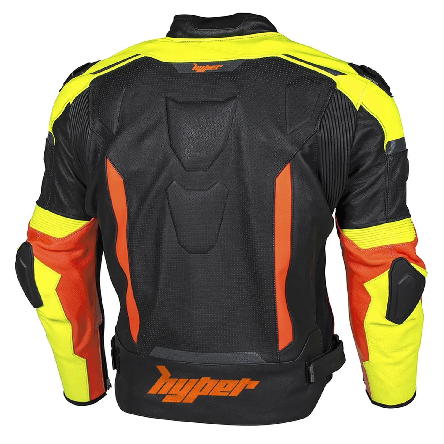 Motorcycle Leather Jacket Apex V1 Jacket - ORANGE