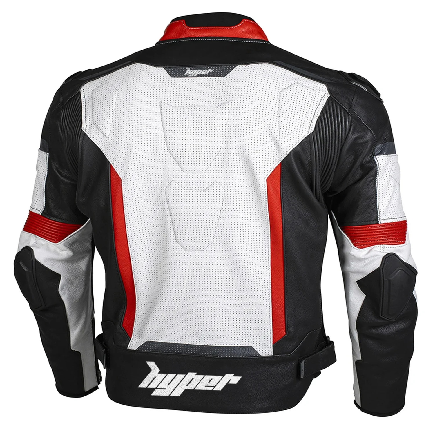 Motorcycle Leather Jacket Apex V1 Jacket - WHITE