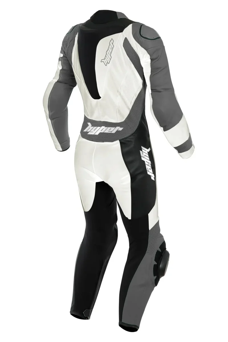 Lady Leather Suit Killalane 1 Pc Race Suit - Pearl