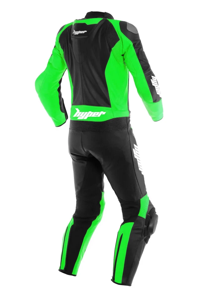 Men Motorcycle Suit Mistel 2-Piece Leather Race Suit - RED