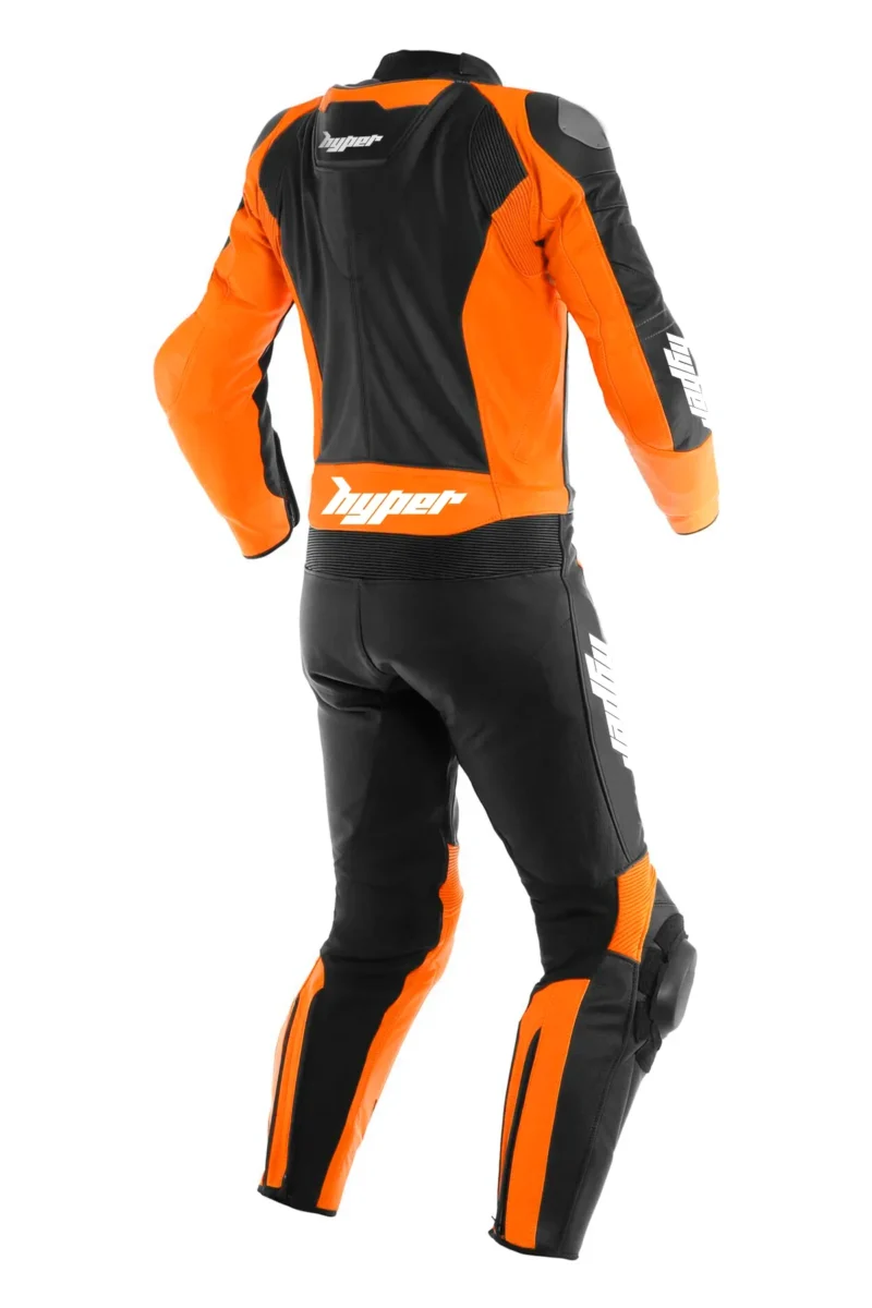 Men Motorcycle Suit Mistel 2-Piece Leather Race Suit - RED
