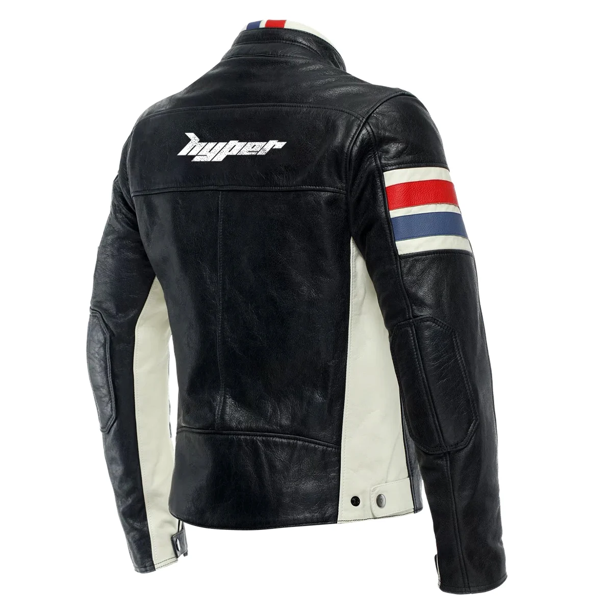 Motorcycle Leather Jacket Men Classic Biker Jacket