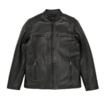Leather Moto Jacket Leather Motorcycle Jacket - Black