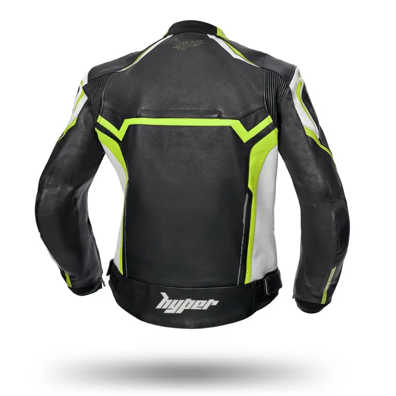 Men Sportbike Leather Jacket Jerez EVO - Green