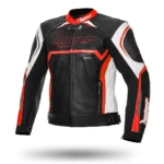 Men Sportbike Leather Jacket Jerez EVO - Red
