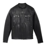 Men Mechanic Leather Jacket Limited Edition – Black