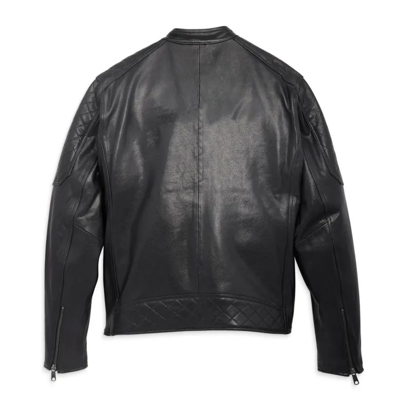 Men Mechanic Leather Jacket Limited Edition – Black