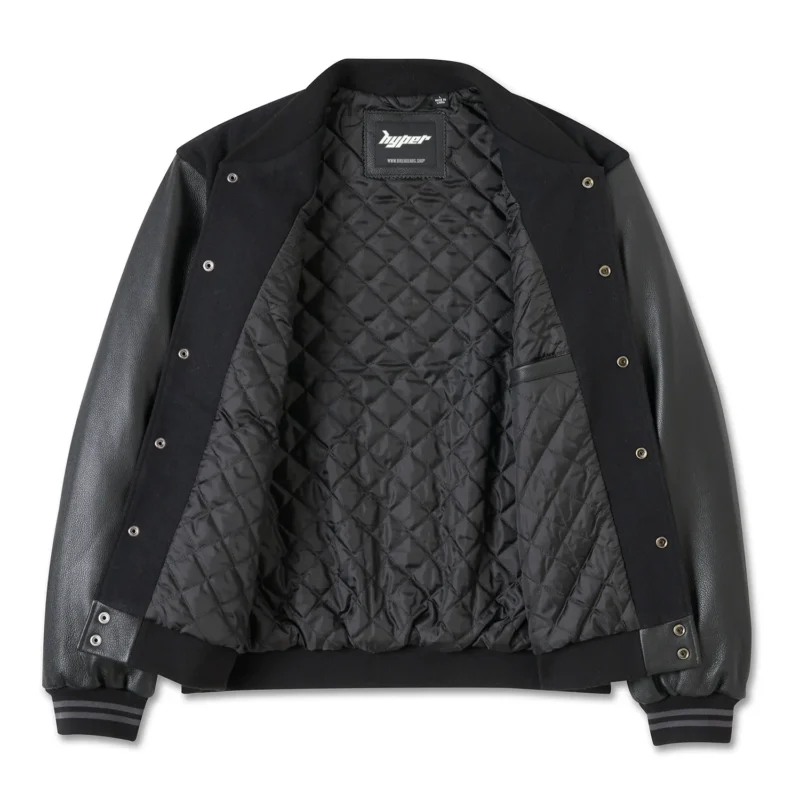 Men Varsity Jacket Harley-Davidson V-Twin – Black