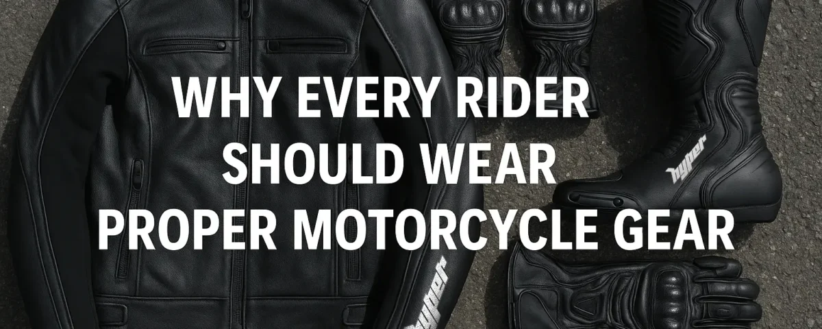 Why Every Rider Should Wear Proper Motorcycle Gear – Real Stories That Matter
