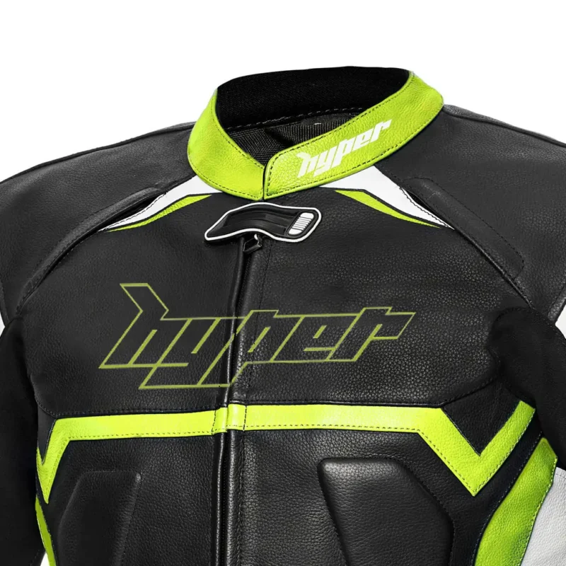 Men Sportbike Leather Jacket Jerez EVO - Green