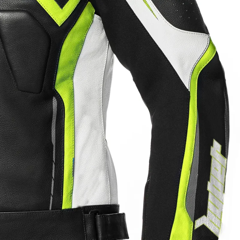 Men Sportbike Leather Jacket Jerez EVO - Green
