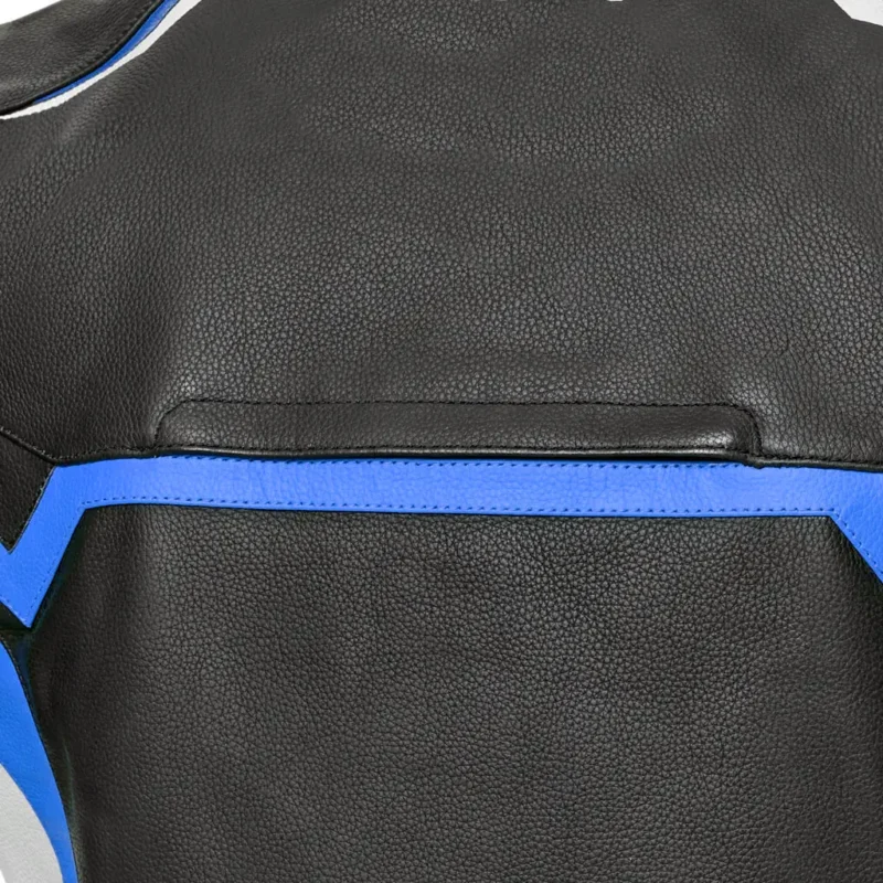 Men Sportbike Leather Jacket Jerez EVO - Blue