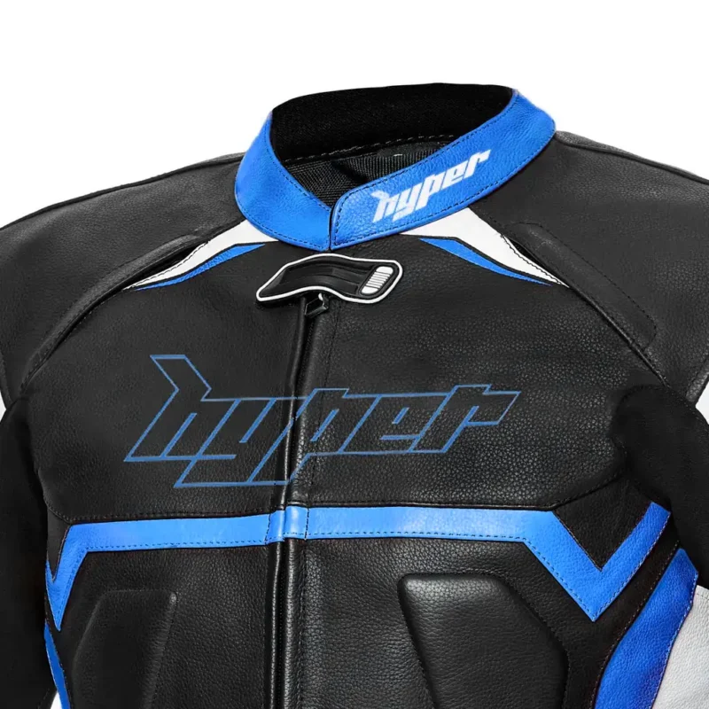 Men Sportbike Leather Jacket Jerez EVO - Blue