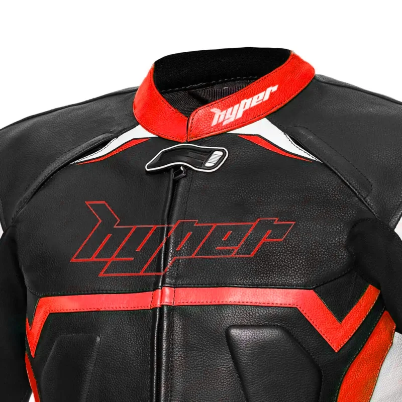 Men Sportbike Leather Jacket Jerez EVO - Red