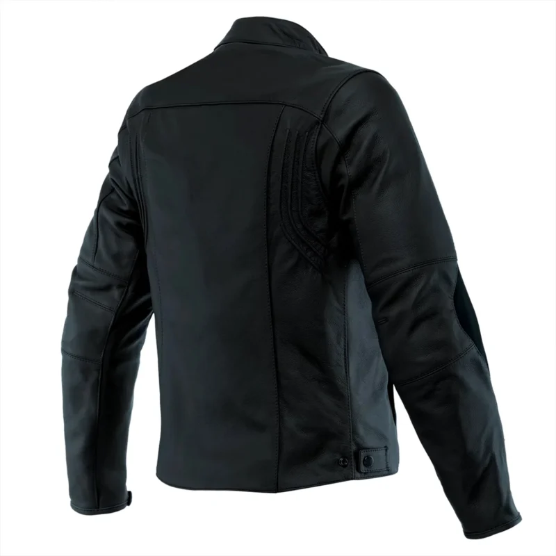 Hyper Razon 2 Men Motorbike Leather Jacket – Black