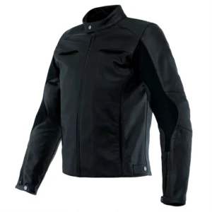 Hyper Razon 2 Men Motorbike Leather Jacket – Black