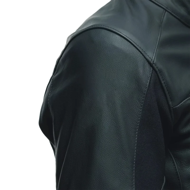 Hyper Razon 2 Men Motorbike Leather Jacket – Black