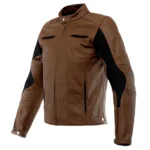 Hyper Razon 2 Men Motorbike Leather Jacket – Brown