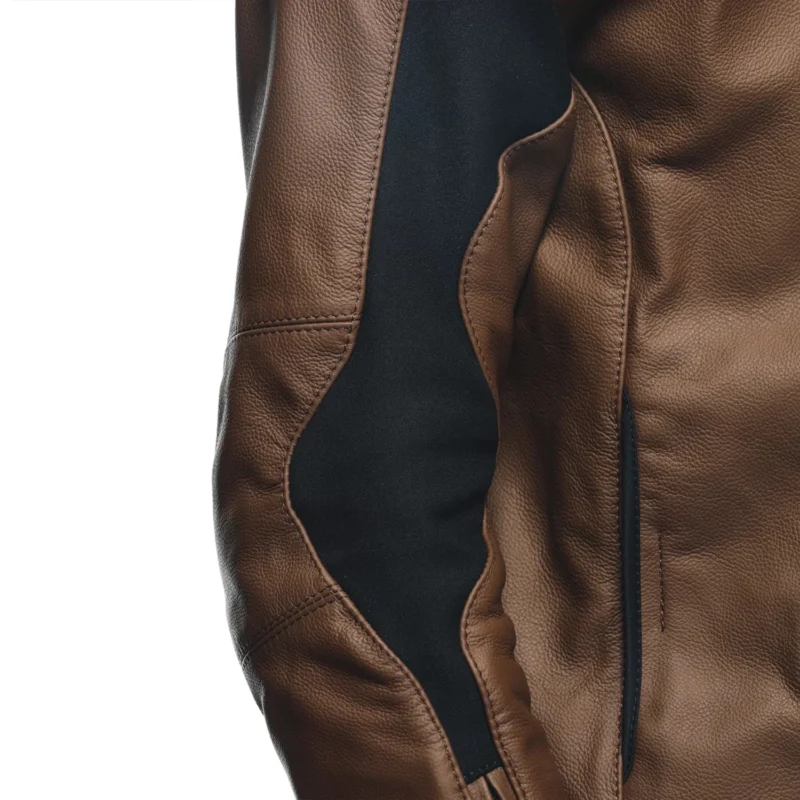 Hyper Razon 2 Men Motorbike Leather Jacket – Brown