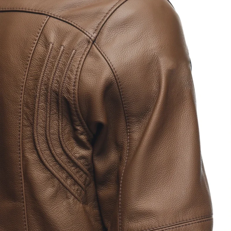 Hyper Razon 2 Men Motorbike Leather Jacket – Brown