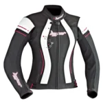 Leather Biker Racing Jacket HYPER Moto Girl Alcyone