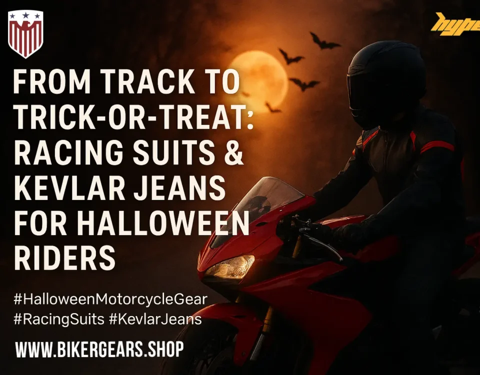 Racing Suits & Kevlar Jeans for Halloween Riders From Track to Trick-or-Treat