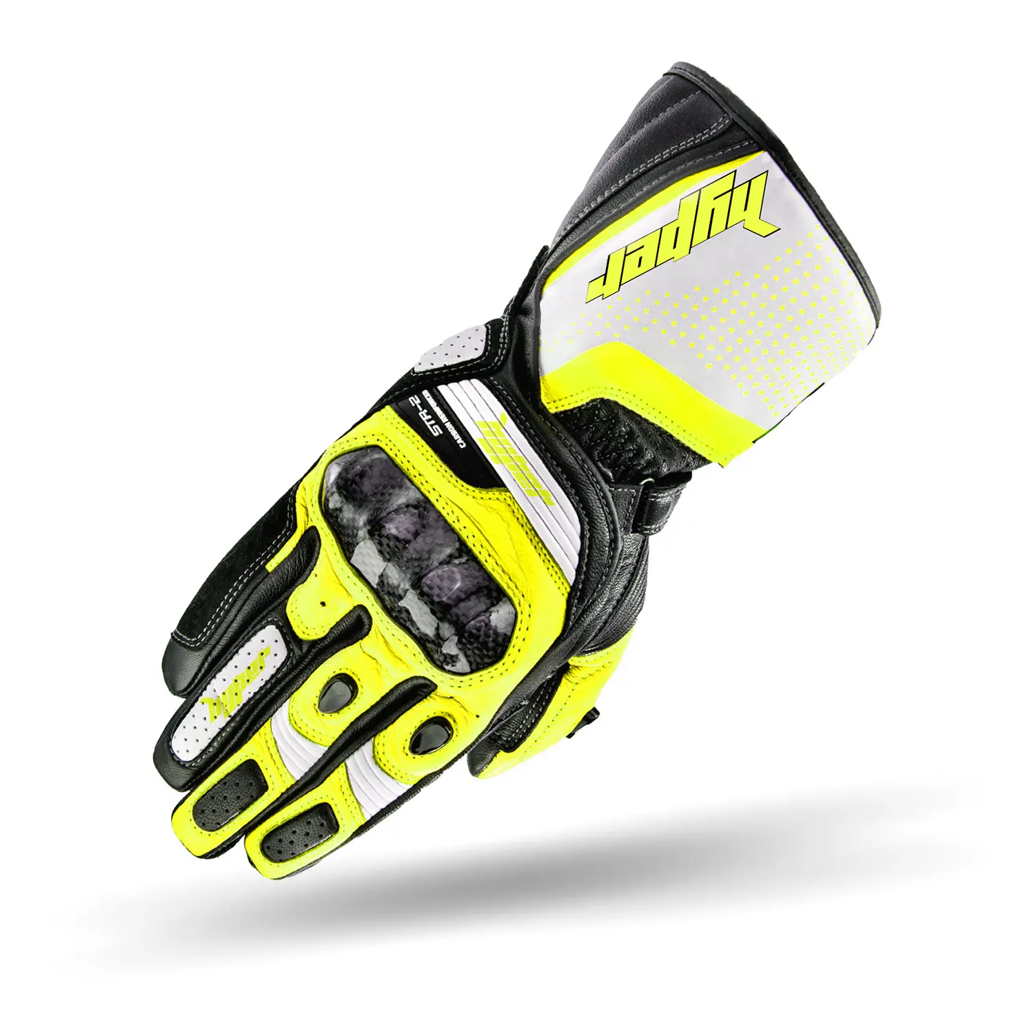 Motorcycle Gloves STR-2 Riding Gloves - Fluorescent